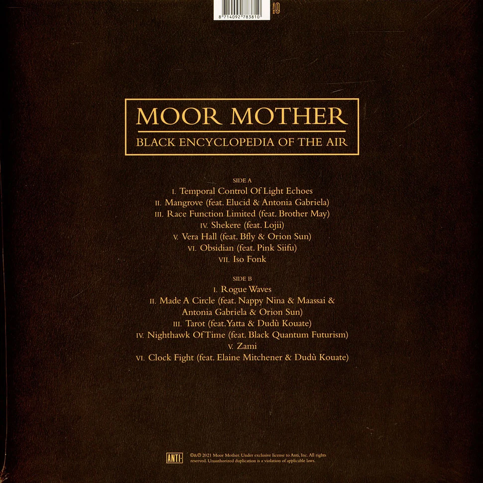 Moor Mother - Black Encyclopedia Of The Air Black Vinyl Edition