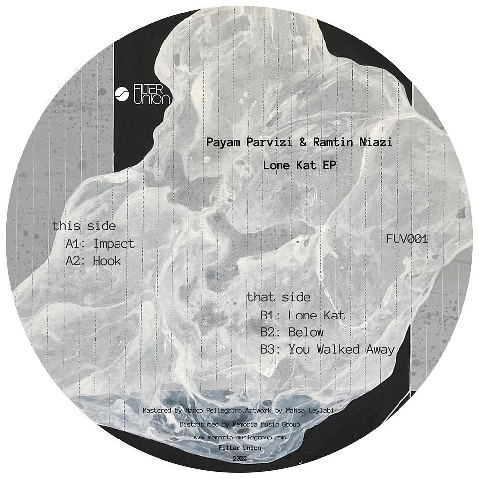 Payam Parvizi & Ramtin Niazi - Lone Kat EP Silver Vinyl Edition