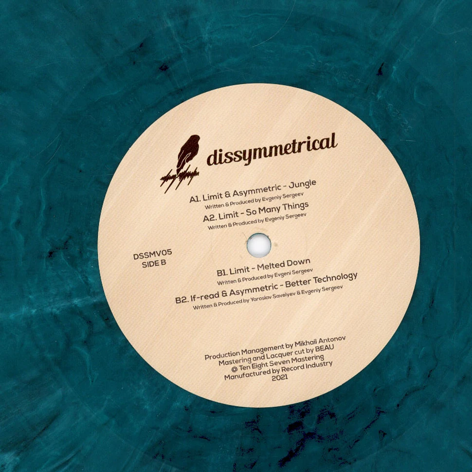 Limit, Asymmetric & If-Read - Dissymmetrical Vinyl 05 Green Vinyl Edition