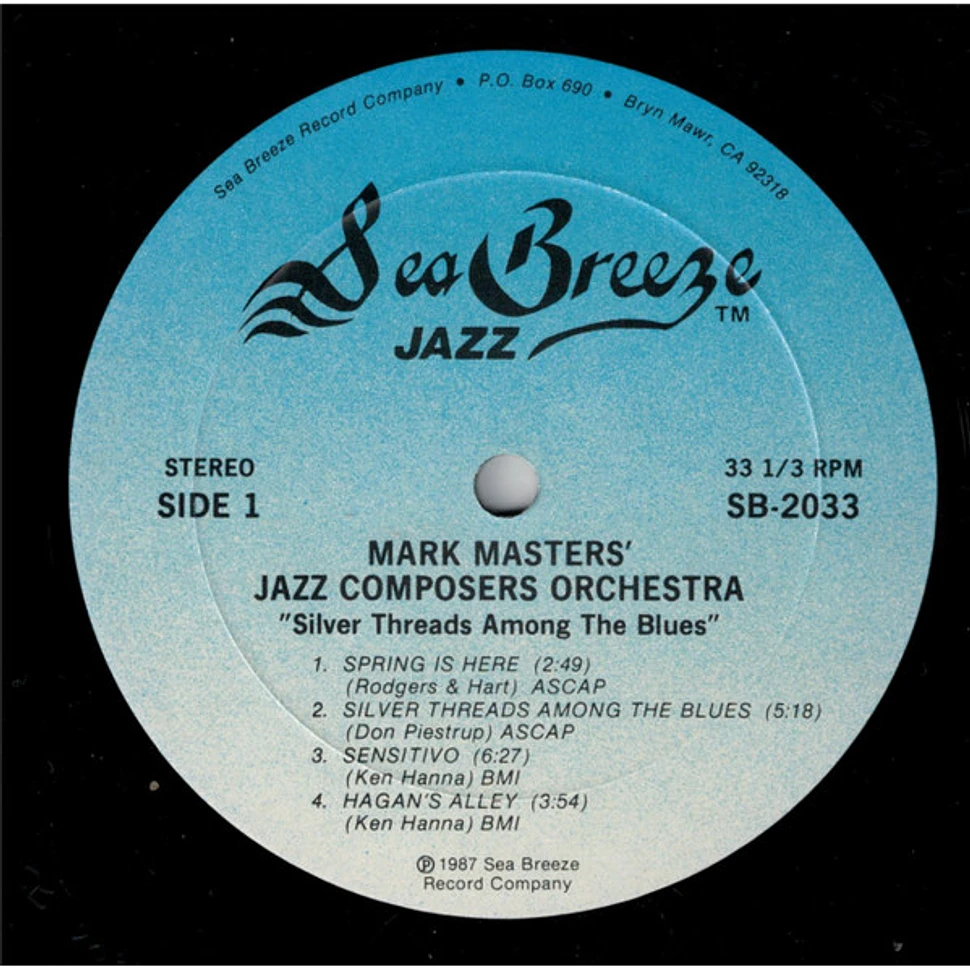 Mark Masters' Jazz Composers Orchestra - Silver Threads Among The Blues