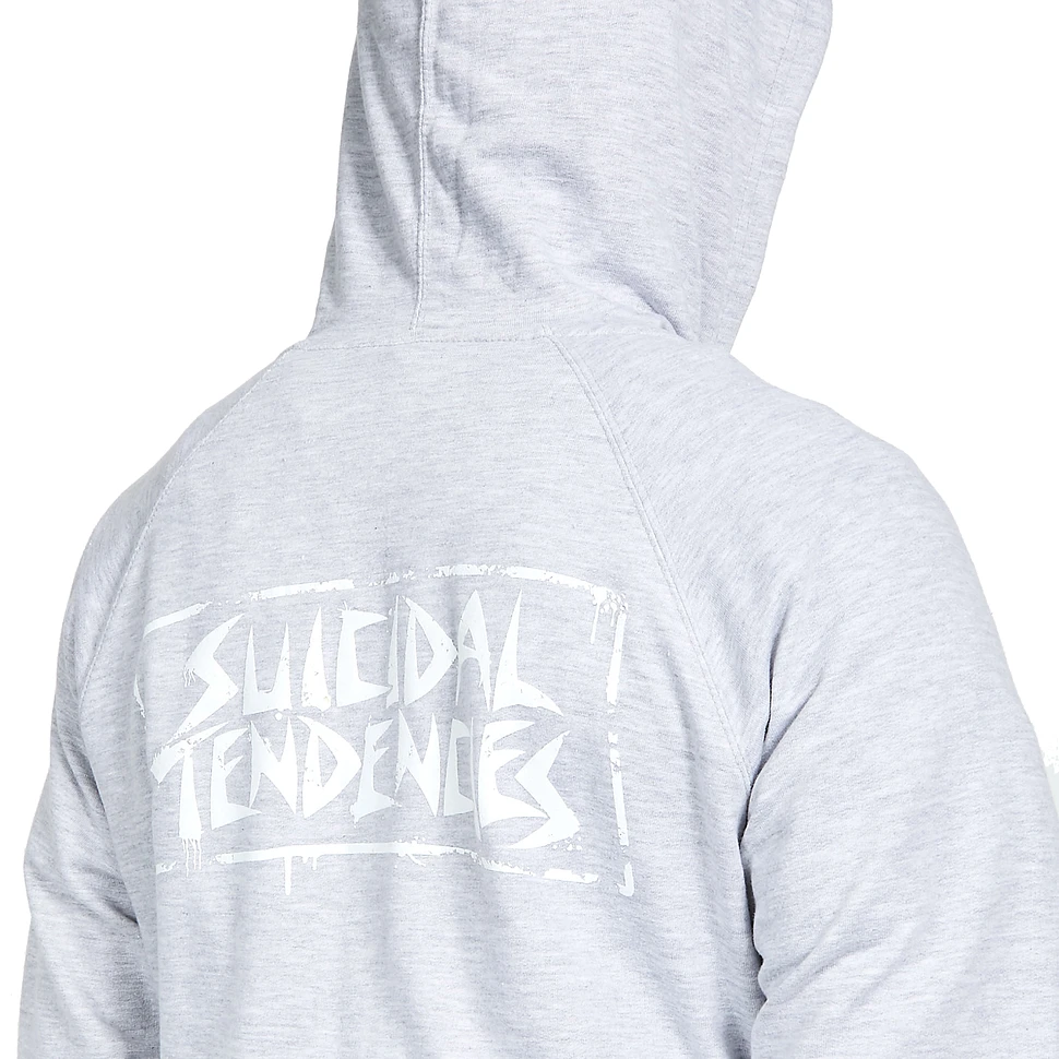 Suicidal Tendencies - Full Spray Logo Glow In The Dark Zip Up Hoodie