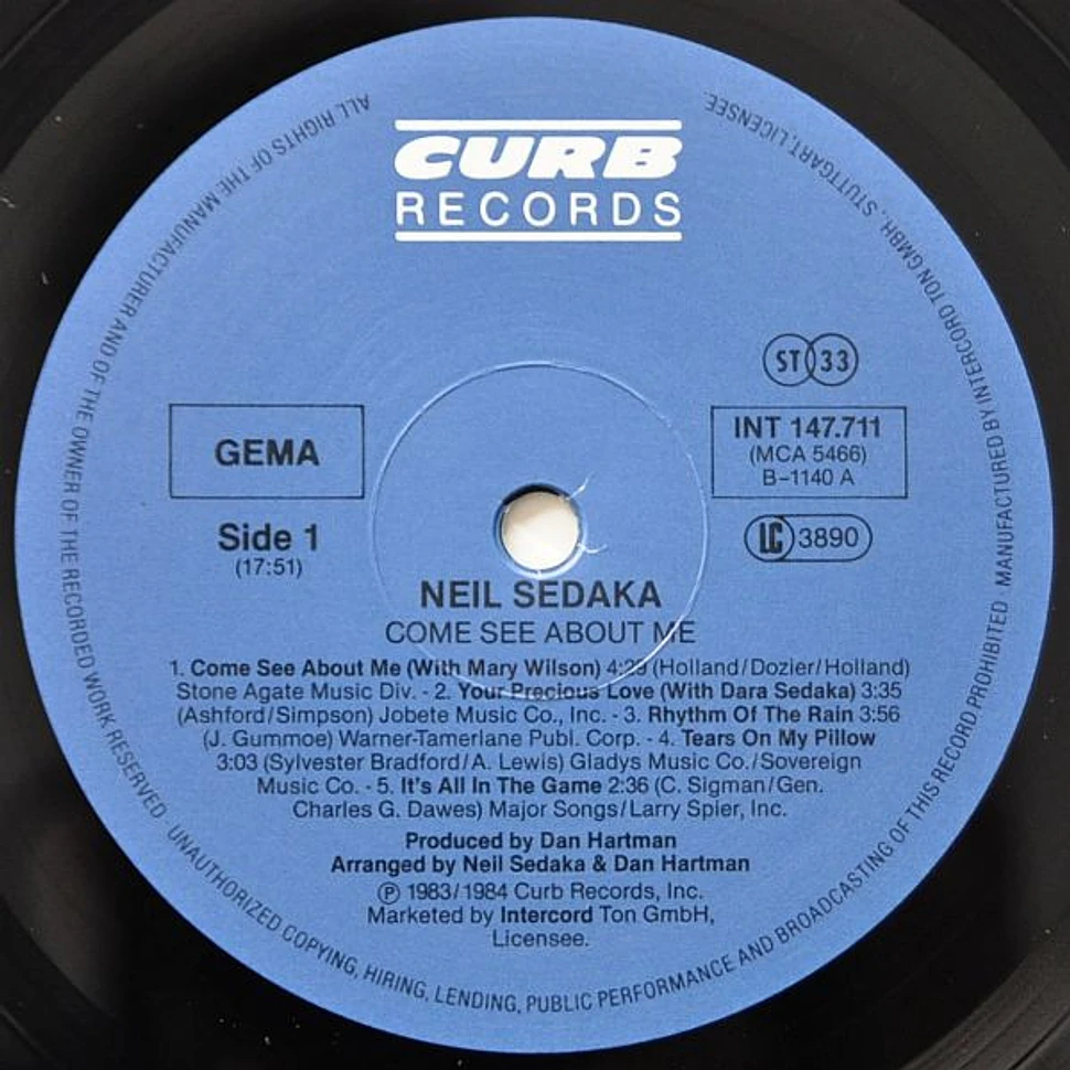 Neil Sedaka - Come See About Me