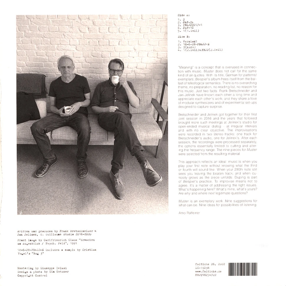 Beispiel (Frank Bretschneider & Jan Jelinek) - Muster