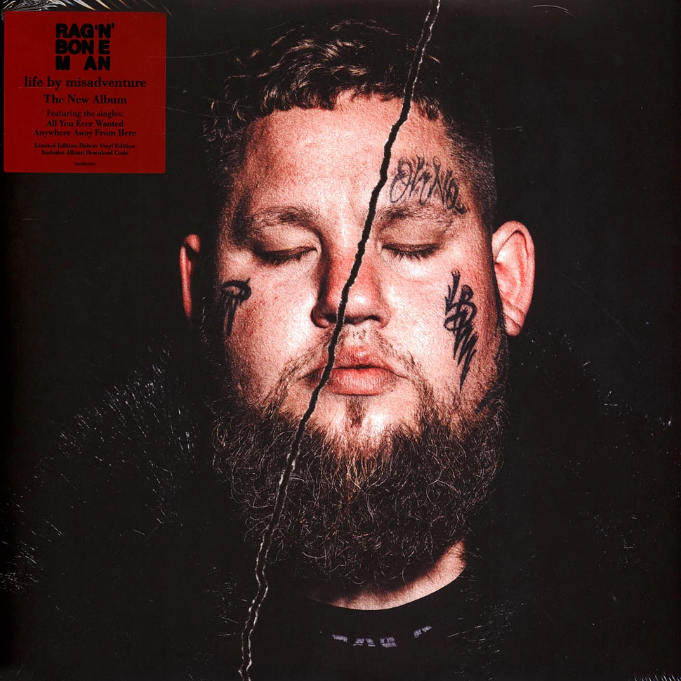 Rag'n'Bone Man - Life By Misadventure Gold & Red Marbled Vinyl Edition