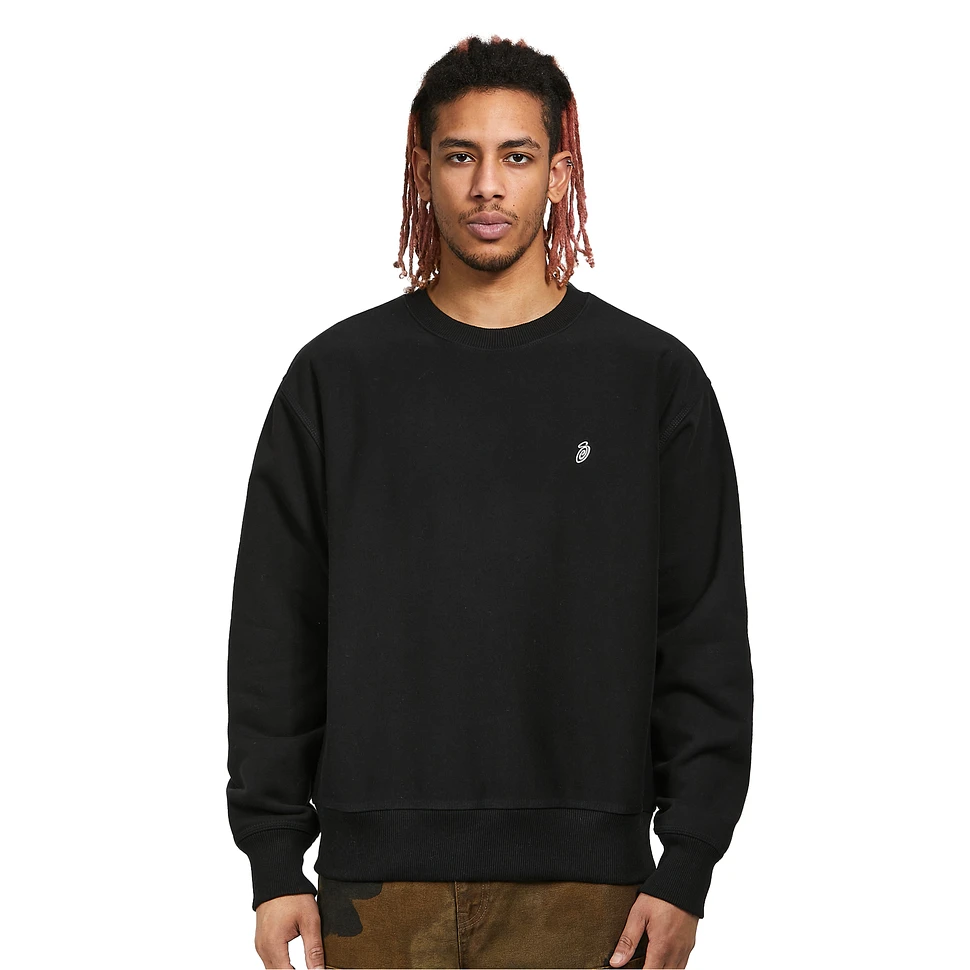 Stüssy - Swirl Applique Crew Sweater - XL