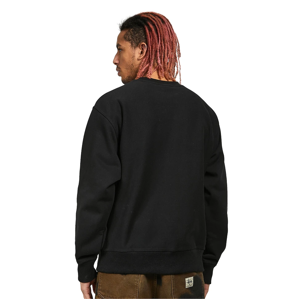 Stüssy - Swirl Applique Crew Sweater