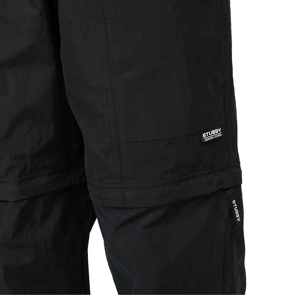 Stüssy - Nyco Convertible Pant (Black) | HHV