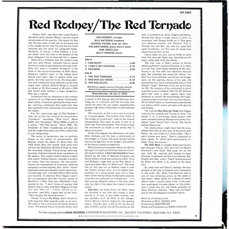 Red Rodney - The Red Tornado