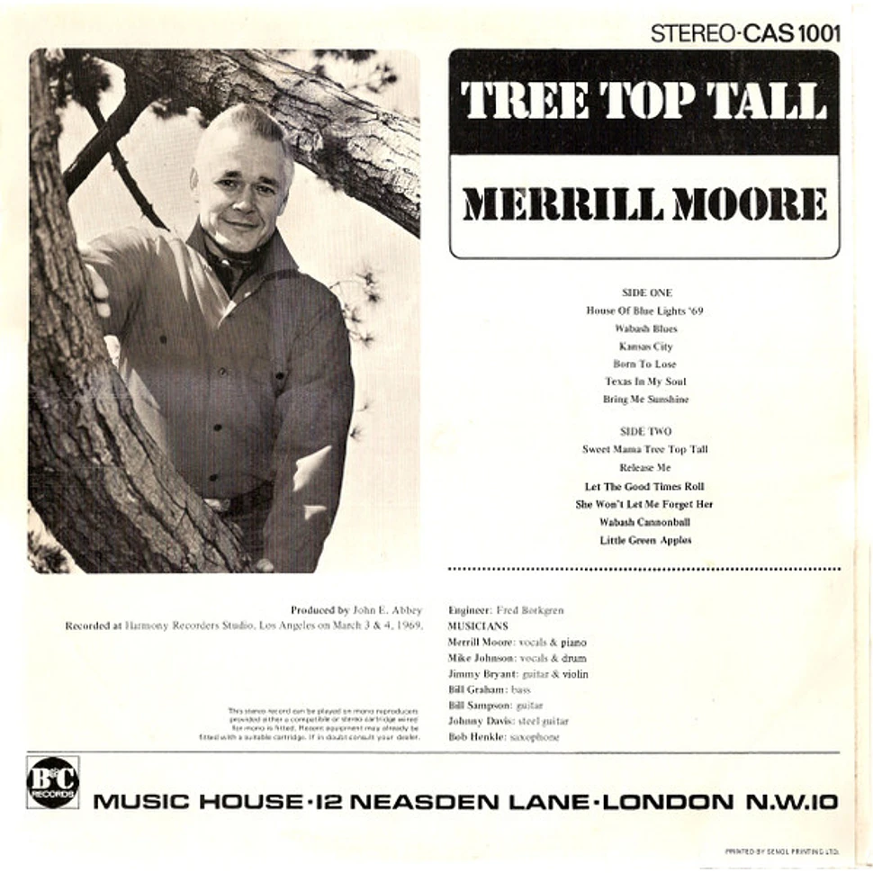 Merrill Moore - Tree Top Tall