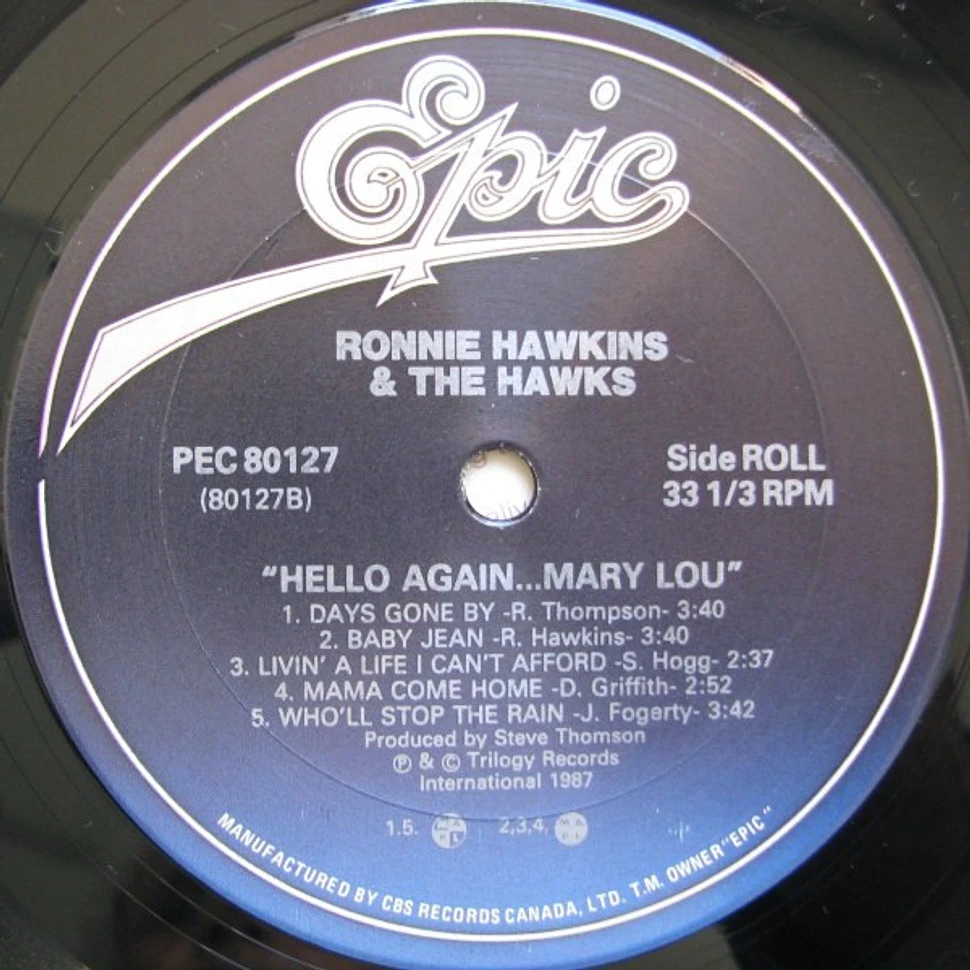 Ronnie Hawkins And The Hawks - Hello Again...Mary Lou