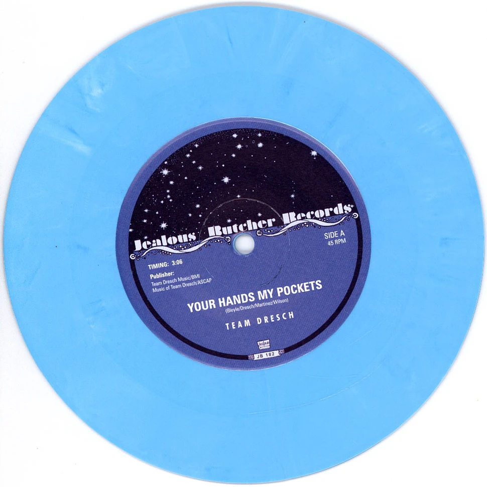 Team Dresch - Your Hands My Pockts / Basket Sky Blue Vinyl Edition