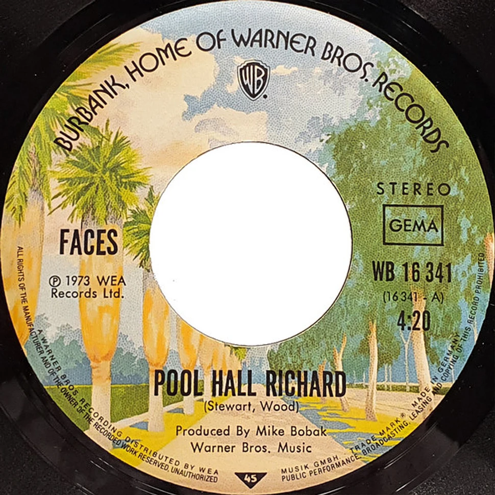 Faces - Pool Hall Richard