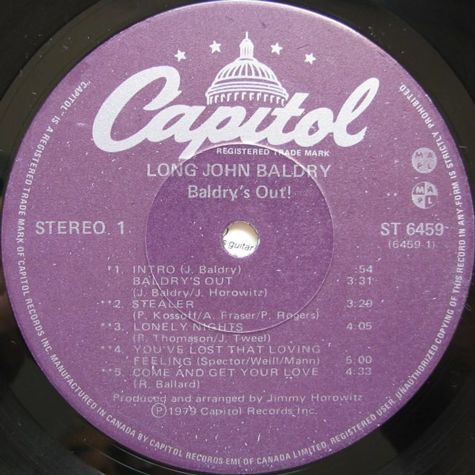 Long John Baldry - Baldry's Out!