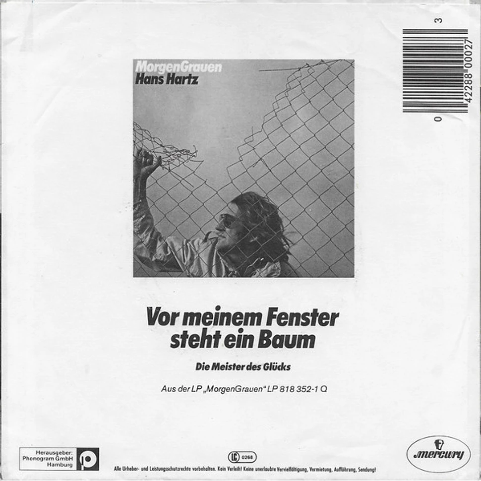 Hans Hartz Vor Meinem Fenster Steht Ein Baum Vinyl 7" 1984 DE Original HHV