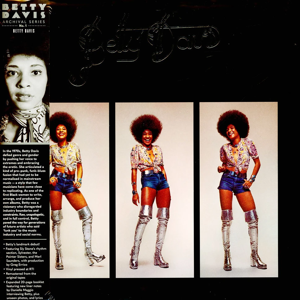 Betty Davis - Betty Davis Black Vinyl Edition