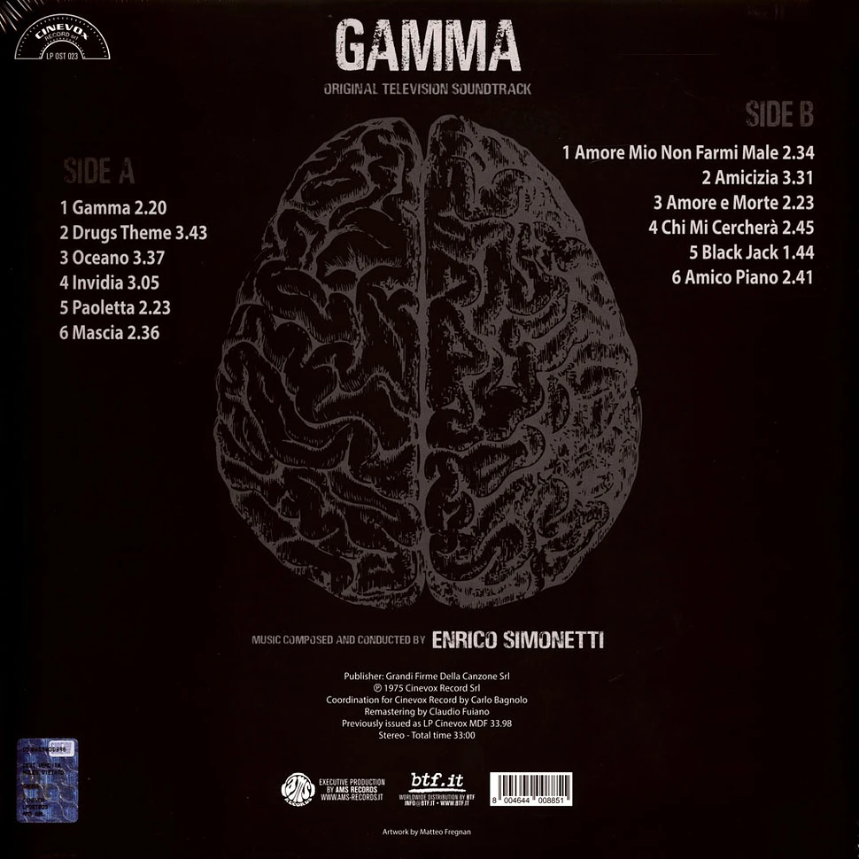 Enrico Simonetti - OST Gamma Record Store Day 2022 White Vinyl Edition