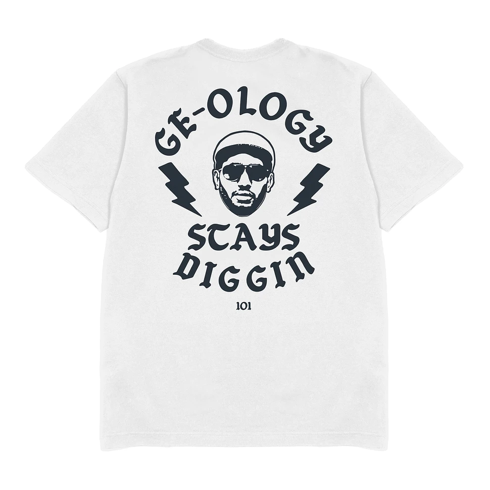 GE-OLOGY - Stays Diggin T-Shirt (Incl. 7" + CD)