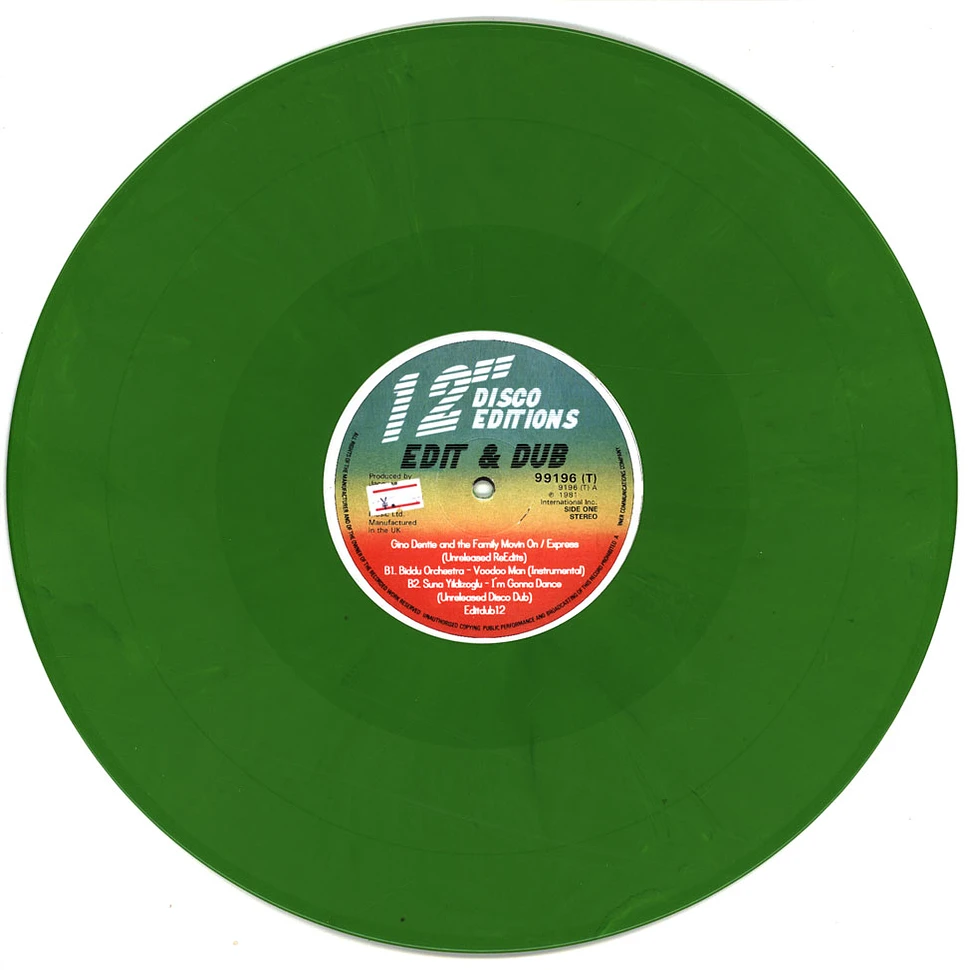 Edit & Dub - #12 Movin On Colored Vinyl Edition