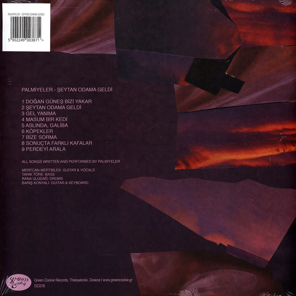 Palmiyeler - Seytan Odama Geldi Black Vinyl Edition