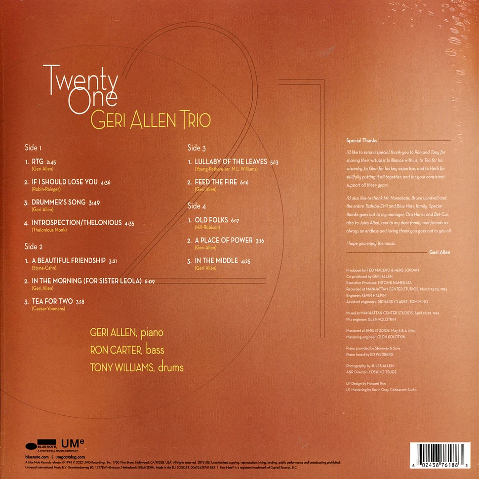 Geri Allen - Twenty One