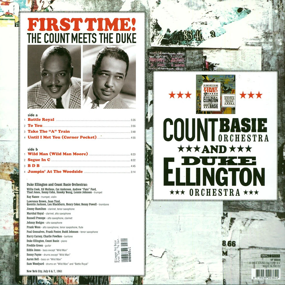 Ellington And Basie - First Time! The Count Meets The Duke