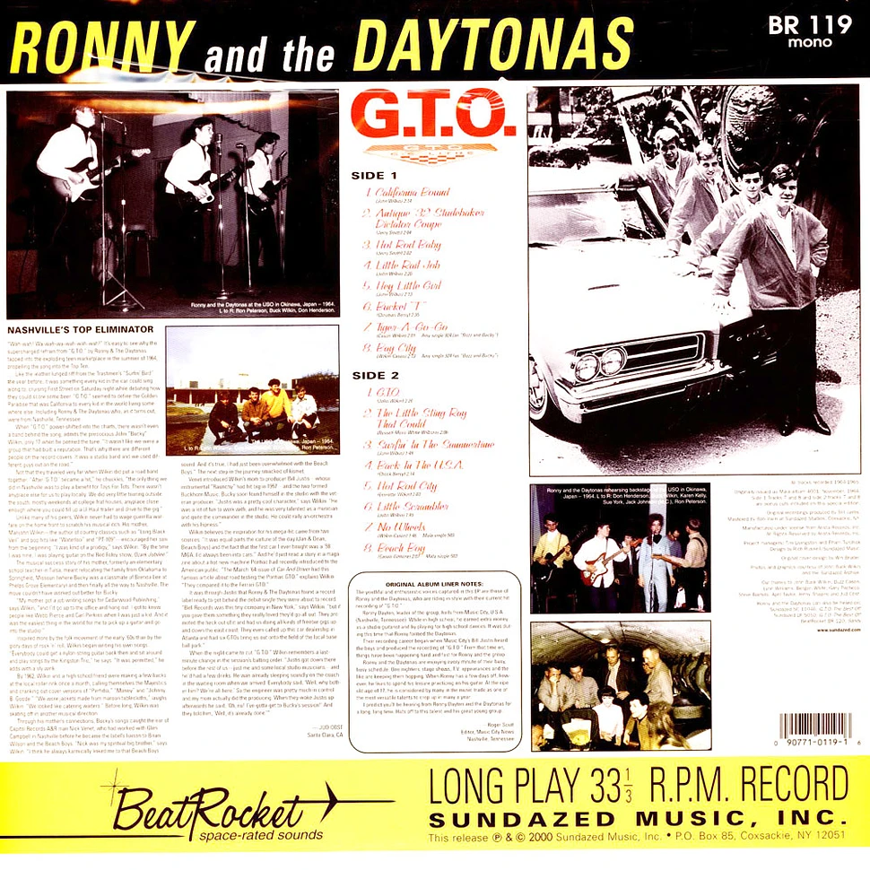 Ronny & The Daytonas - G.T.O.+4