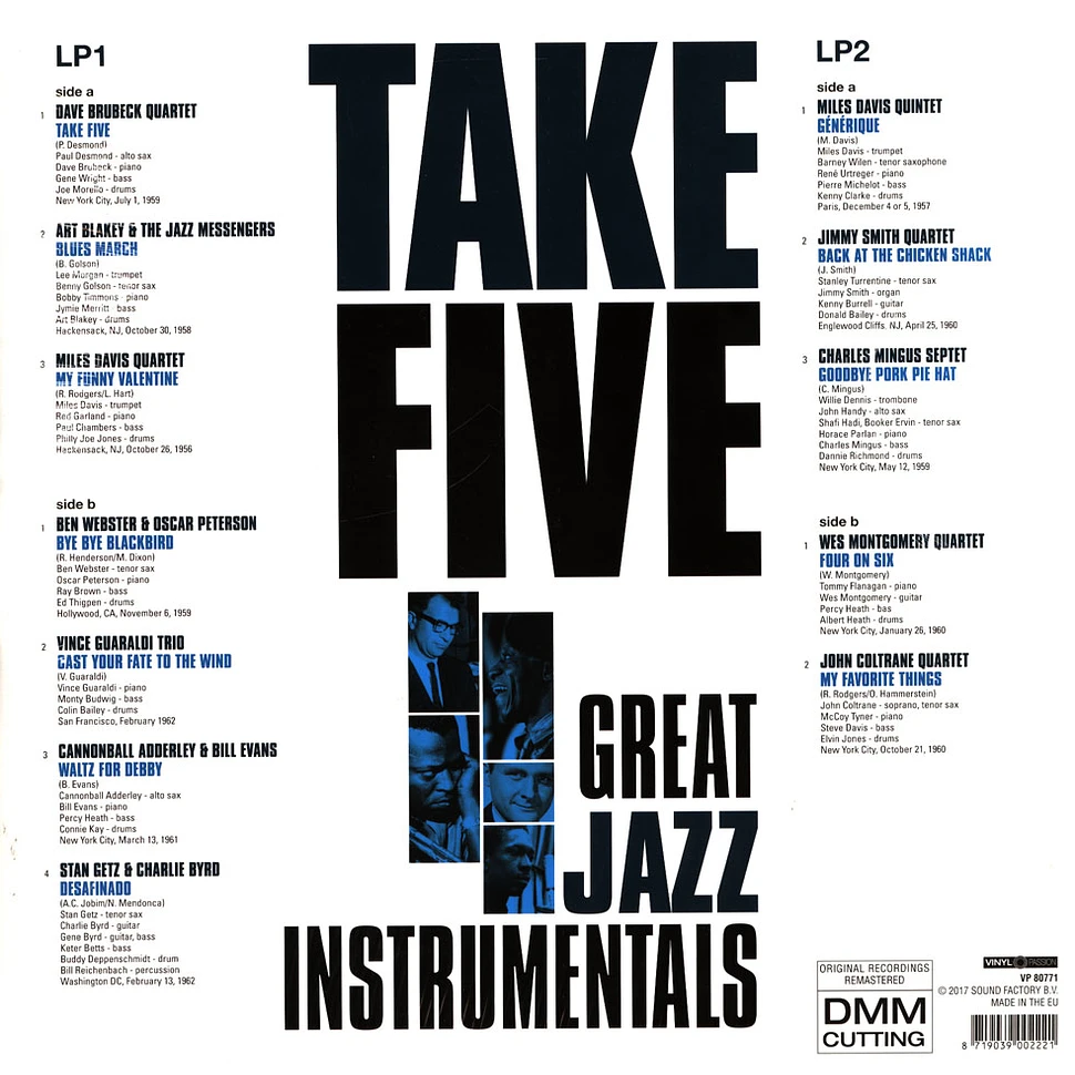 V.A. - Take Five-Great Jazz Instrumentals