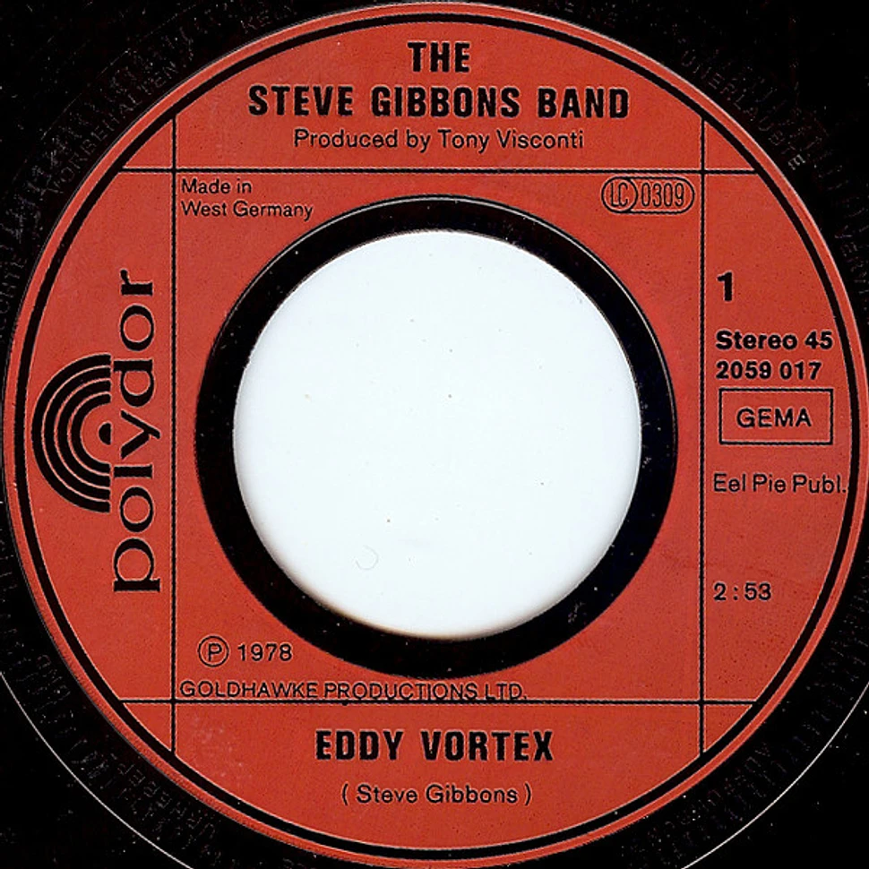 Steve Gibbons Band - Eddy Vortex