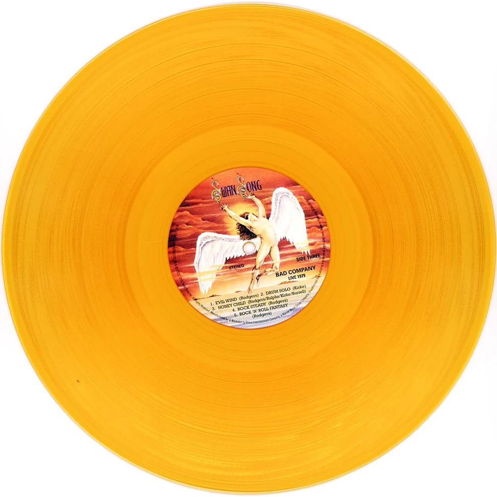 Bad Company - Live 1979 Record Store Day 2022 Opaque Orange Vinyl Edition