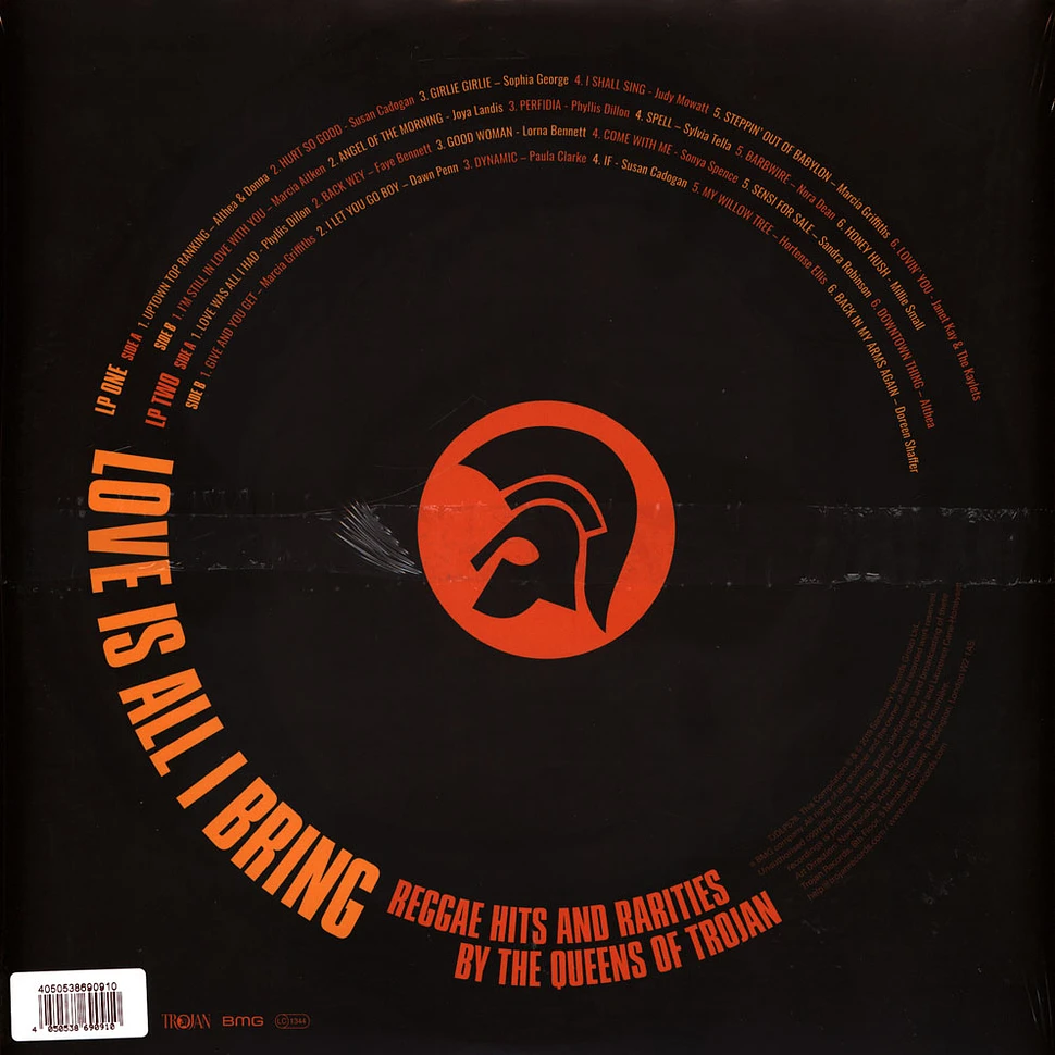 V.A. - Love Is All I Bring Reggae Hits & Rarities By The Queens Of Trojan Record Store Day 2022 Orange Vinyl Edition
