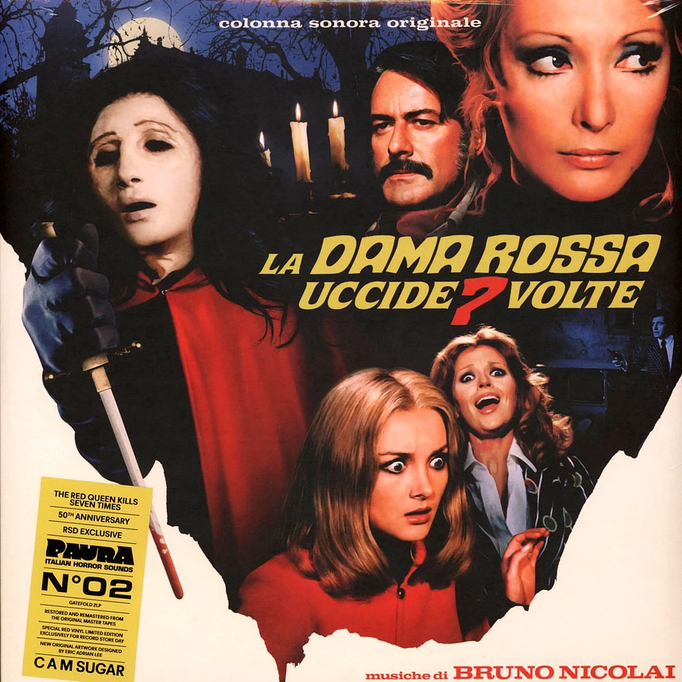 Bruno Nicolai - OST La Dama Rossa Uccide Sette Volte (The Red Queen Kills Seven Times) Record Store Day 2022 Colored Vinyl Edition