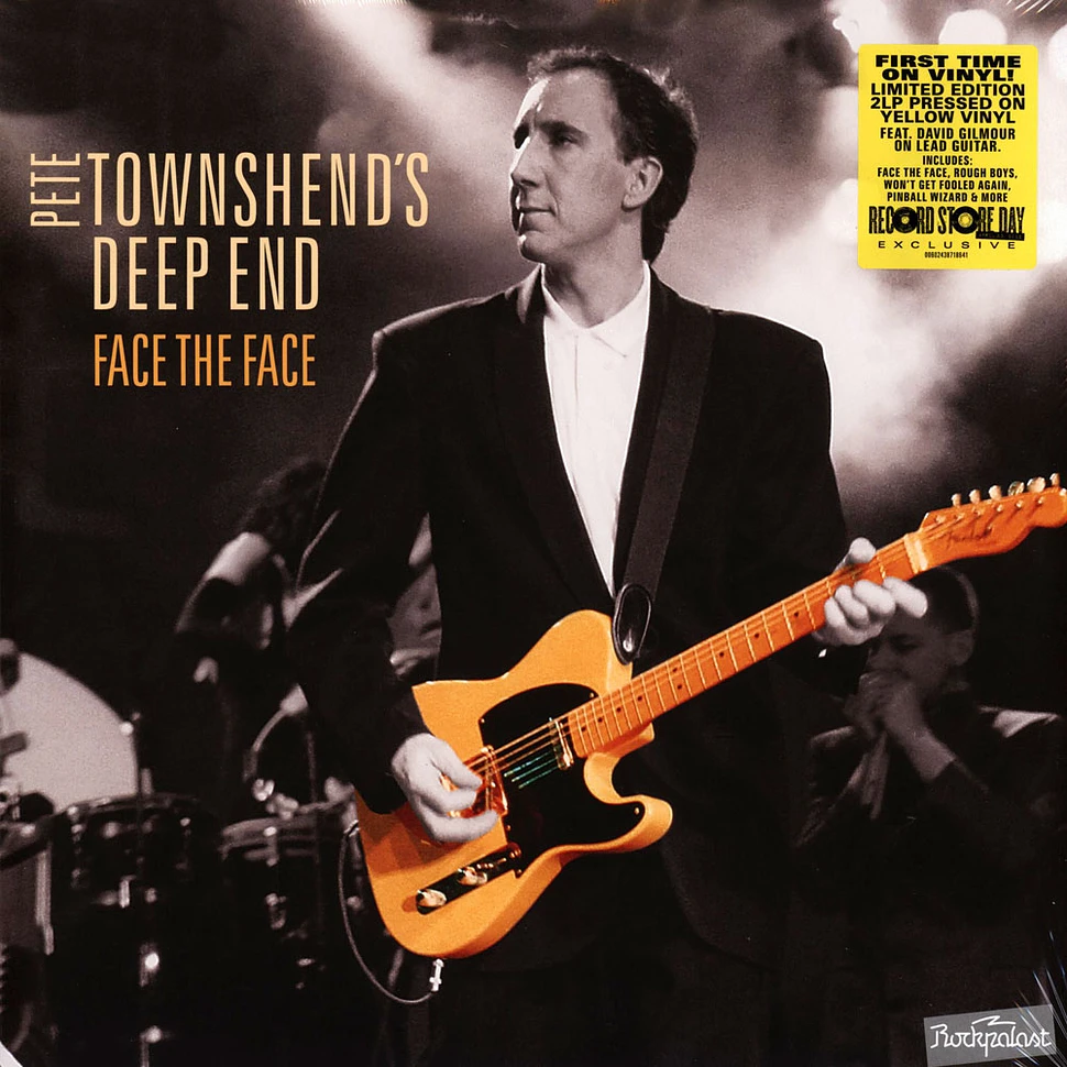 Pete Townshend's Deep End - Face The Face Record Store Day 2022 Opaque Yellow Vinyl Edition