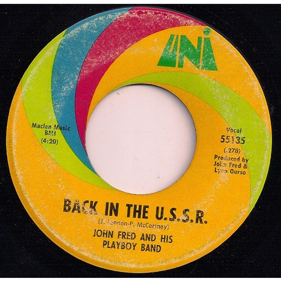 John Fred & His Playboy Band - Silly Sarah Carter (Eating On A Moonpie) / Back In The U.S.S.R.