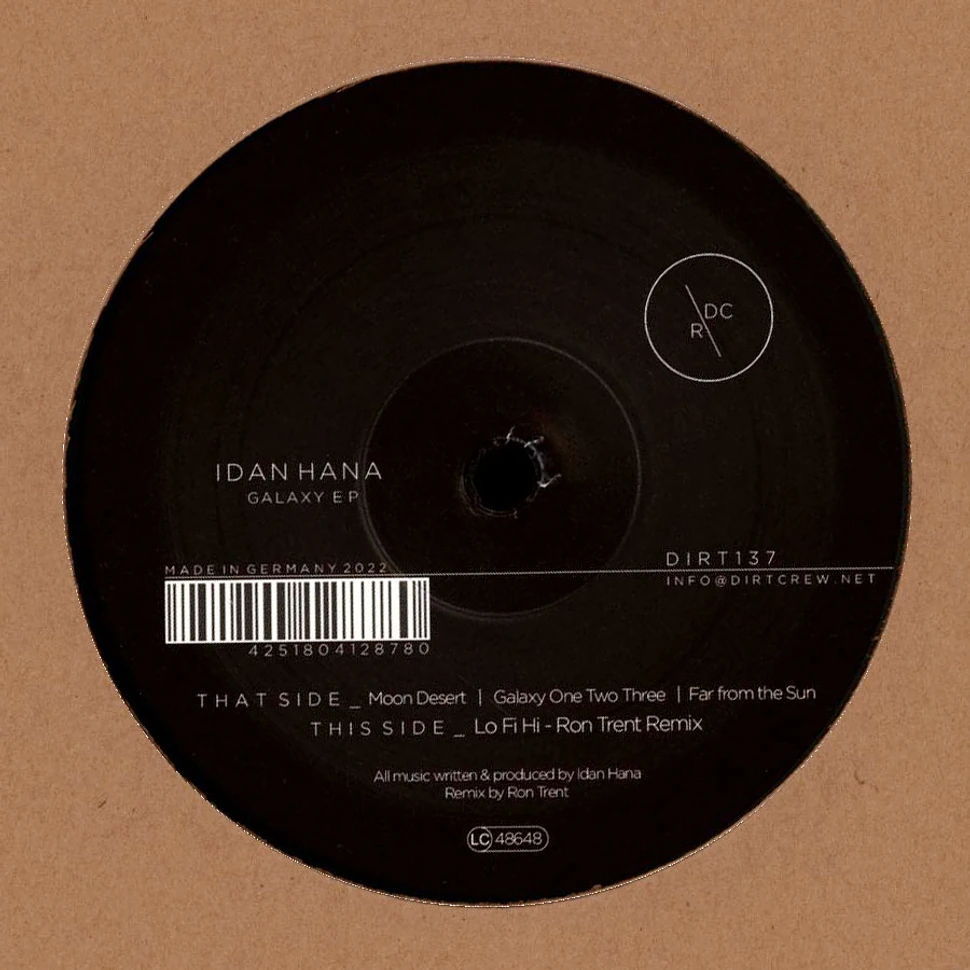 Idan Hana - Galaxy EP Ron Trent Remix
