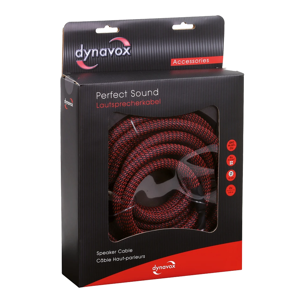 Dynavox - Perfect Sound Lautsprecherkabel 2 x 3 m