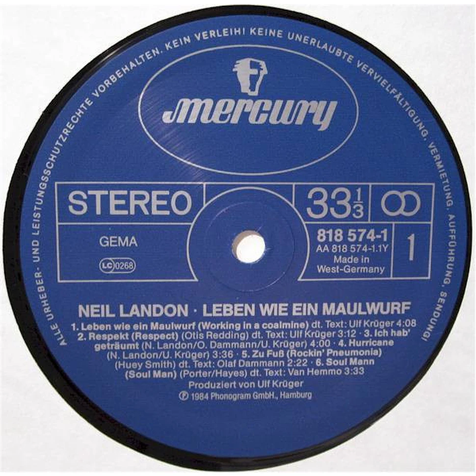 Neil Landon - Leben Wie Ein Maulwurf
