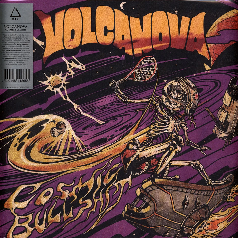 Volcanova - Cosmic Bullshit Yellow Vinyl Edition