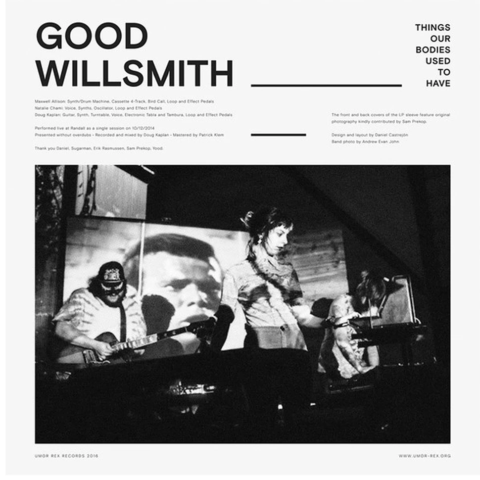 Good Willsmith - Things Our Bodies Used to Have