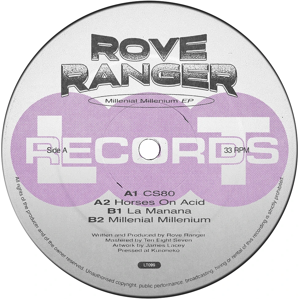Rove Ranger - Millennial Millenium EP