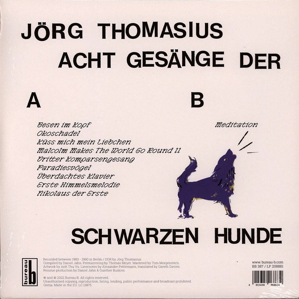 Jörg Thomasius - Acht Gesänge Der Schwarzen Hunde