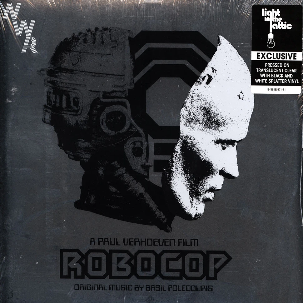 Basil Poledouris - OST Robocop Clear W/ Black & White Splatter Vinyl Edition