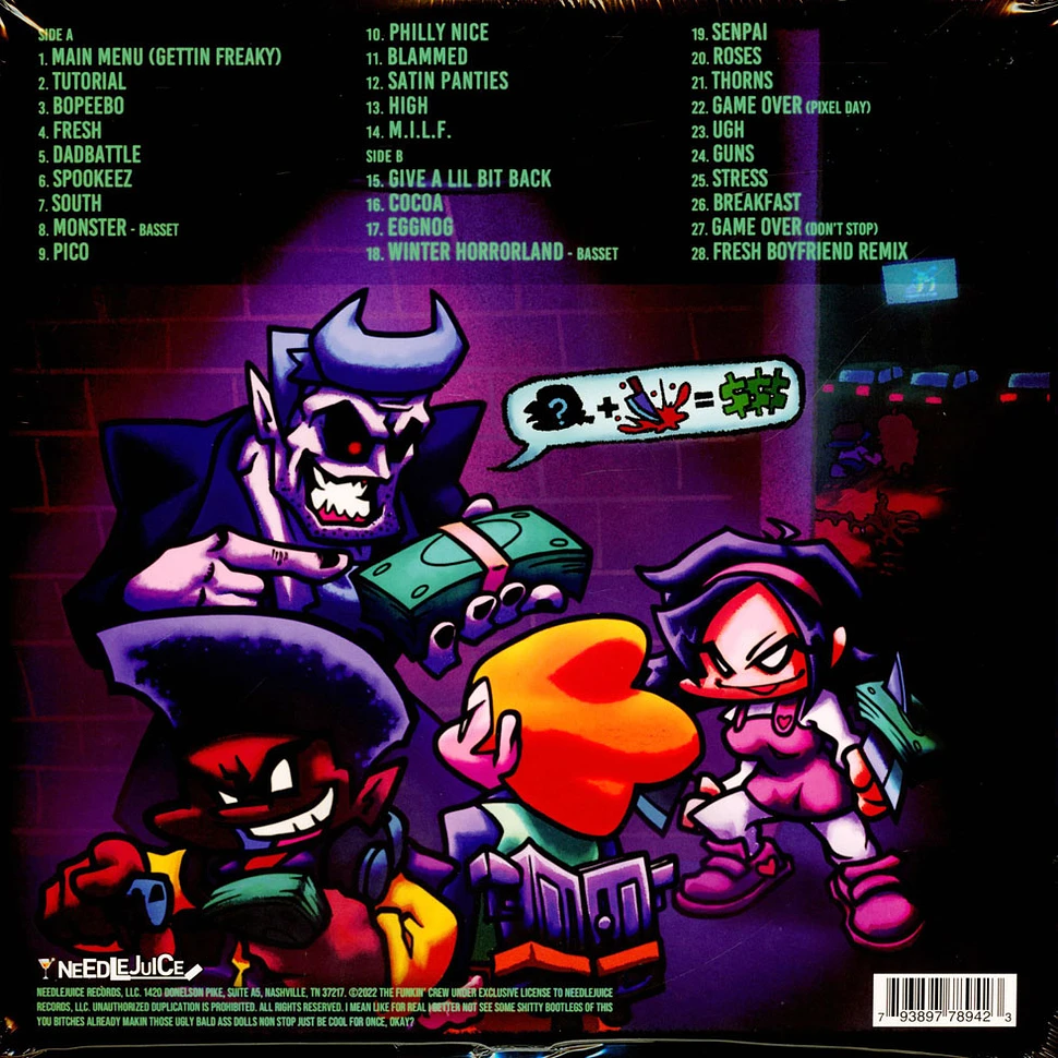 Kawai Sprite - OST Friday Night Funkin' Magenta & Violet W/ Splatter Vinyl Edition