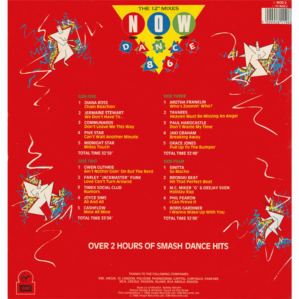 V.A. - Now Dance 86 - The 12" Mixes