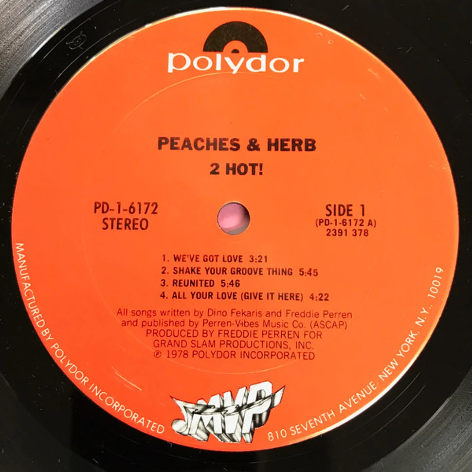 Peaches & Herb - 2 Hot!