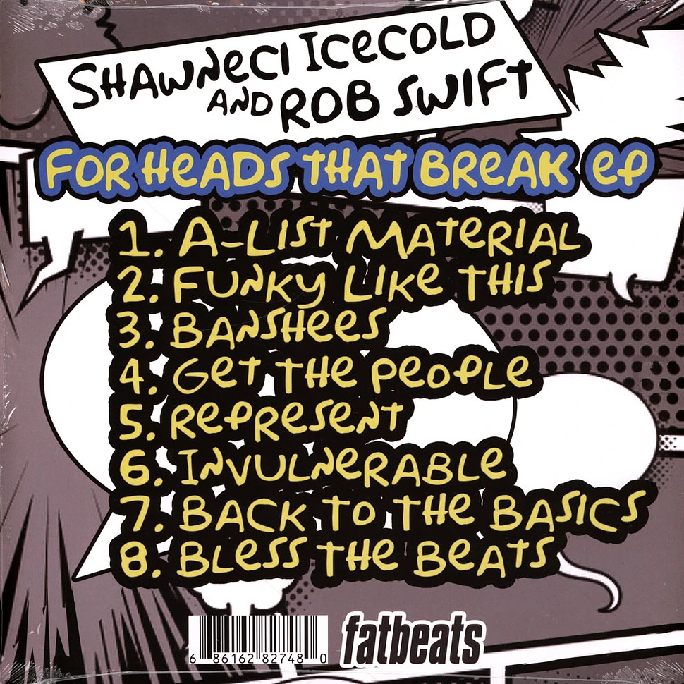 Shawneci Icecold And Rob Swift - For The Heads That Break