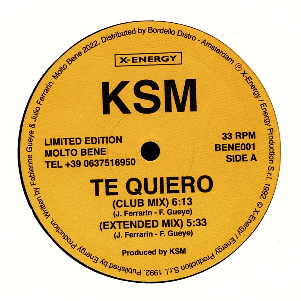 KSM - Te Quiero / I Love You