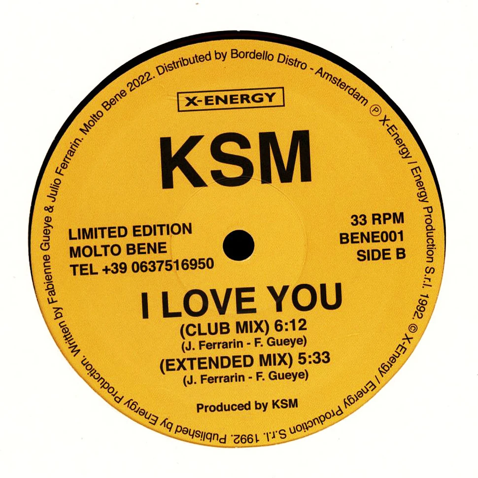 KSM - Te Quiero / I Love You