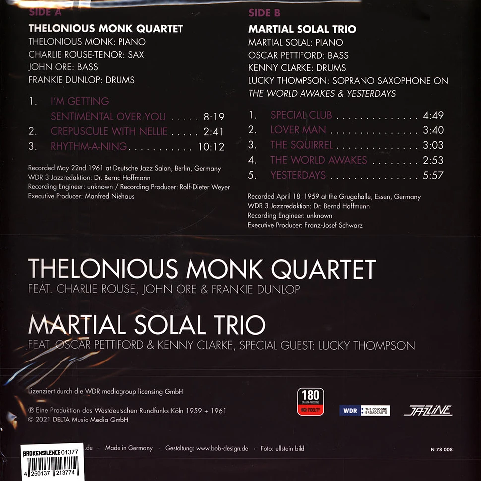 Thelonious Monk Quartet - Live In Berlin 1961 / Live In Essen 1959 Record Store Day 2022 Vinyl Edition