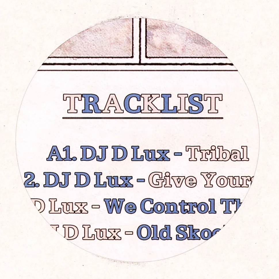 DJ D Lux - DRBAGAIN16