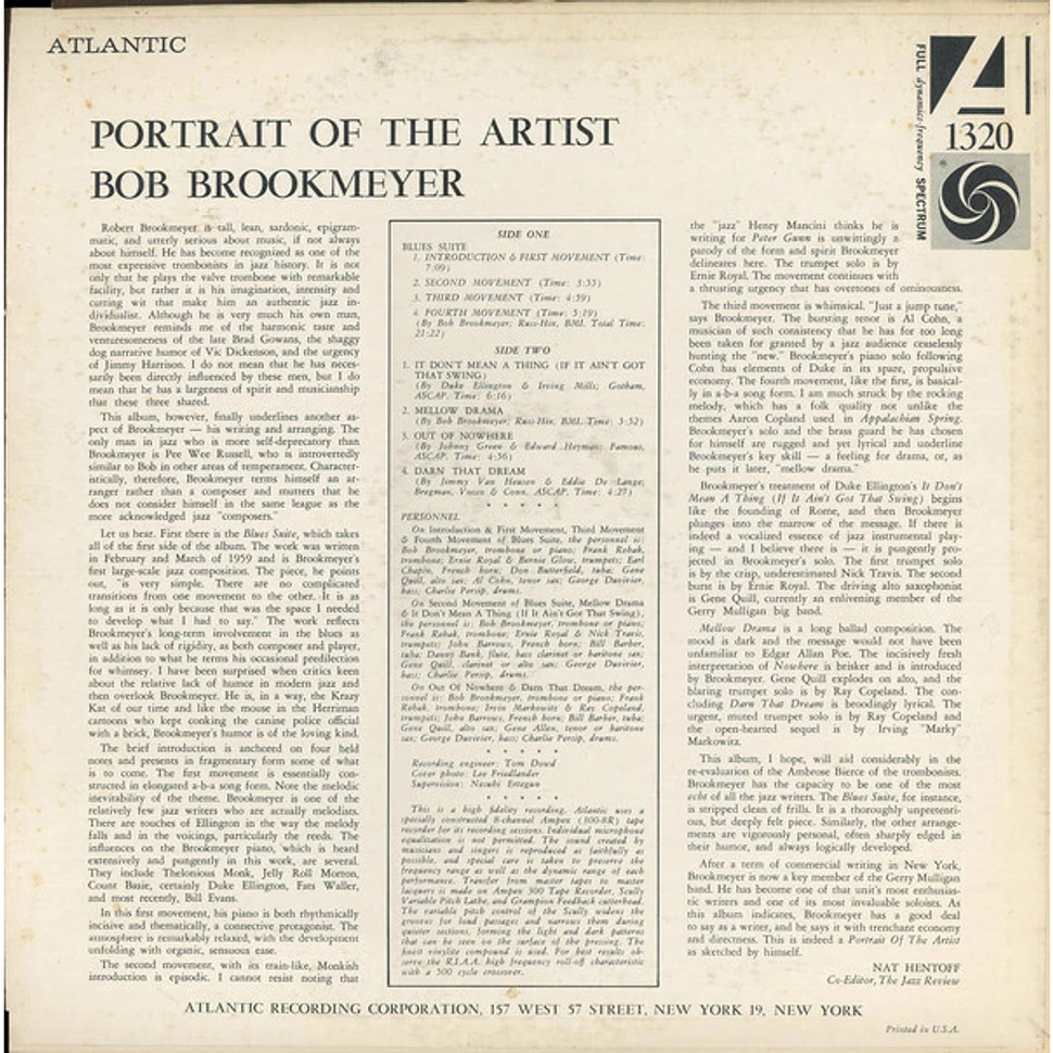 Bob Brookmeyer - Portrait Of The Artist